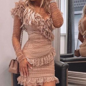 House of CB sorrel dress